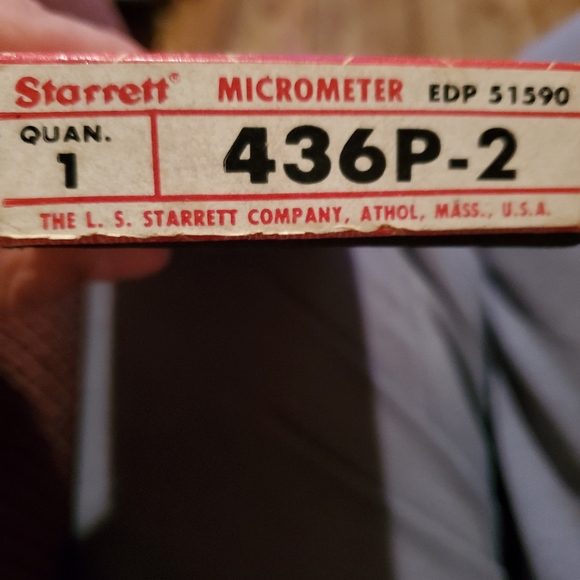 1 to 2in micrometer - Picture 2 of 2